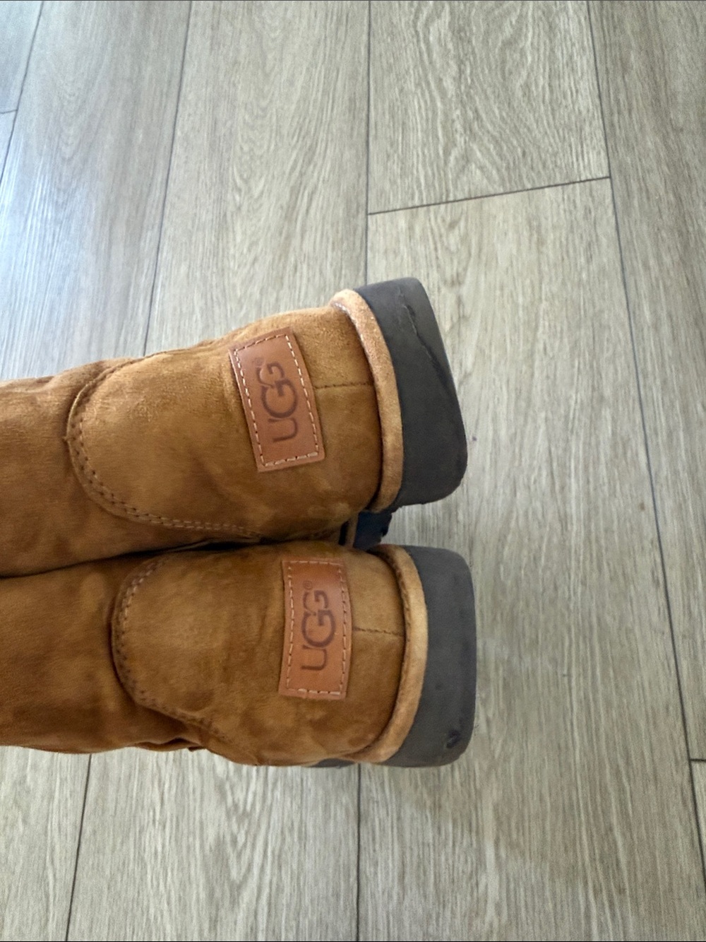 Ugg classic mini Abree Bruno chestnut boots size US 7 - Picture 8 of 11
